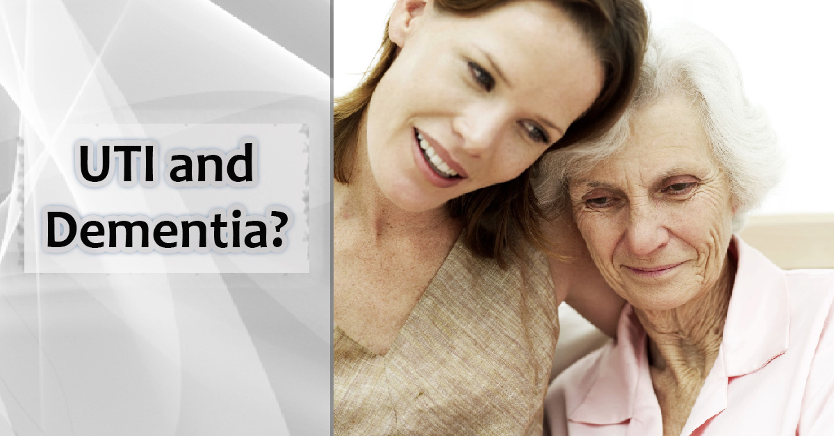 UTIs and Dementia in Seniors. Mother and daughter sharing a hug.